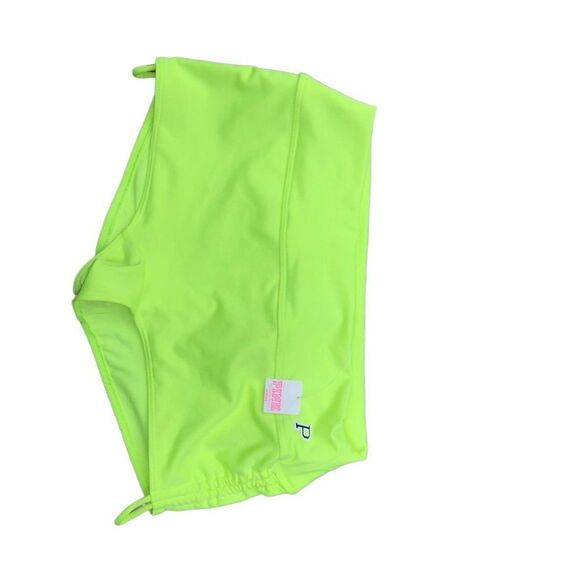 Brand New Pink By Victoria's Secret Neon Green Shorts Small - Picture 6 of 9